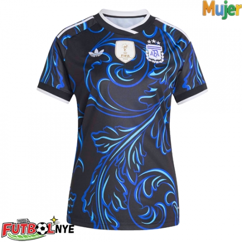 Camiseta Argentina Visitante Equipación para mujer Mundial 2026 manga corta